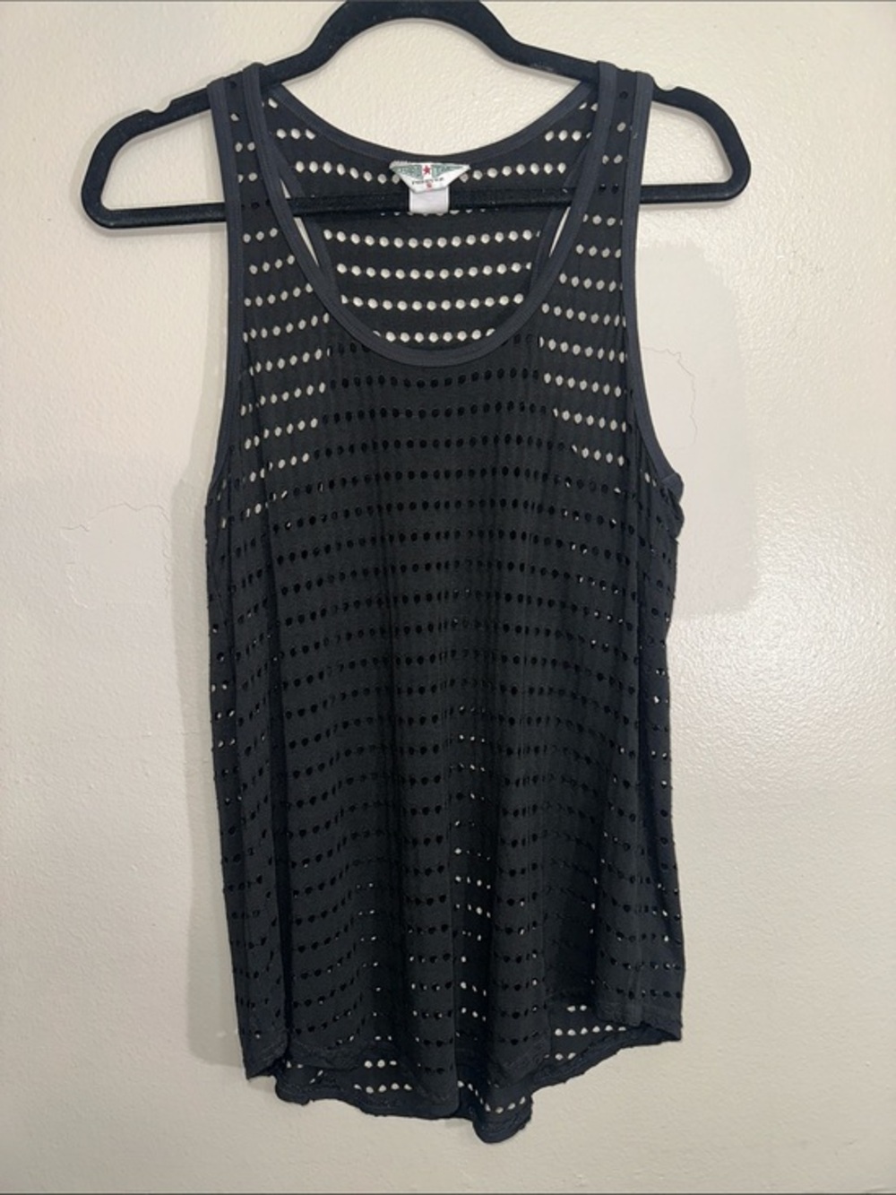 Hard Tail Grunge‎ camo racerback tank S indie sleaze mesh cooling lived in gym